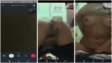 Gadis Cantik Pasrah Posisi Doggy Di Kasur poster