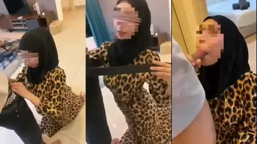 Ukhti Dahlia Hijab Cantik Pasrah Goyang Dapur poster